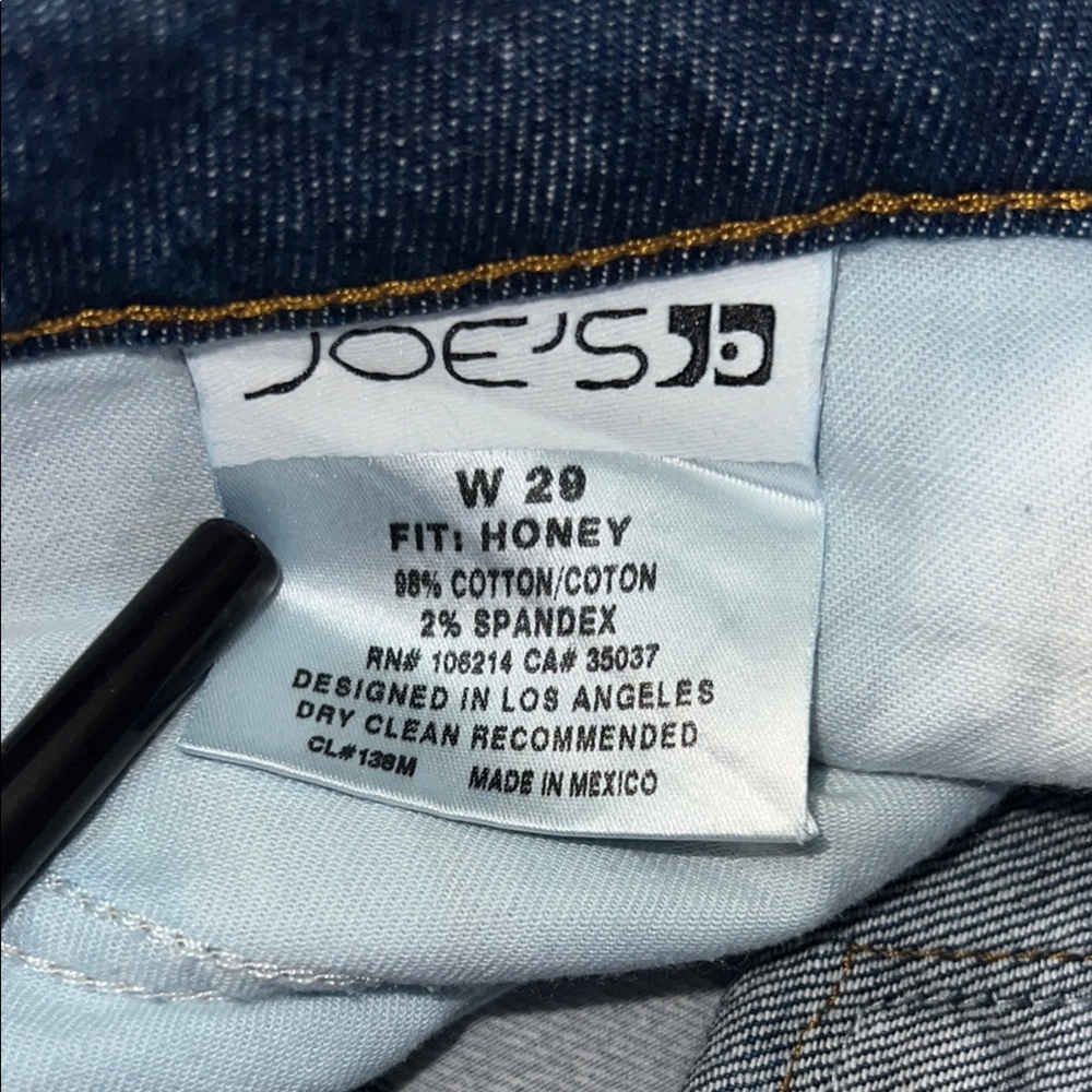 NWT Joe’s Jeans The Honey Curvy Booty Fit Shae Distressed Flare Denim Blue 29X34 - Picture 14 of 16